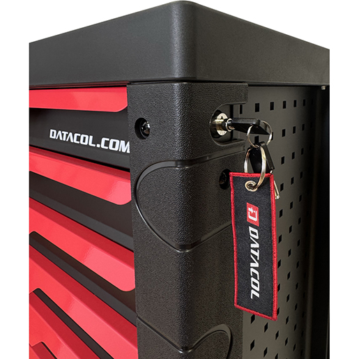 Detalle de Carro de herramientas de 7 cajones vacío con cierre de seguridad 315