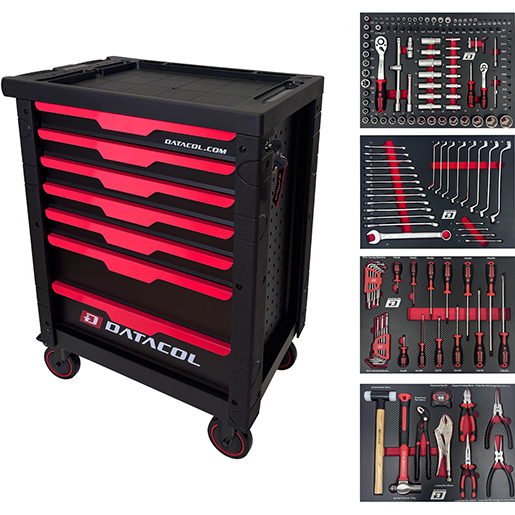 Carro de herramientas 7 cajones con dotación