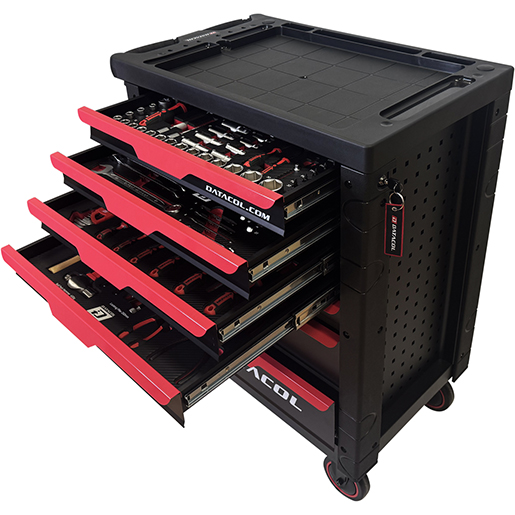 Detalle de Carro de herramientas 7 cajones con dotación 300