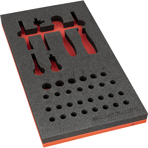 PLATEAU MOUSSE POUR DOUILLES 1/4"