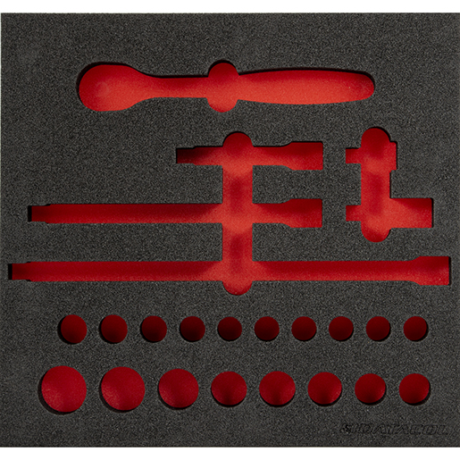 Détail de PLATEAU MOUSSE POUR DOUILLES 1/2" 300