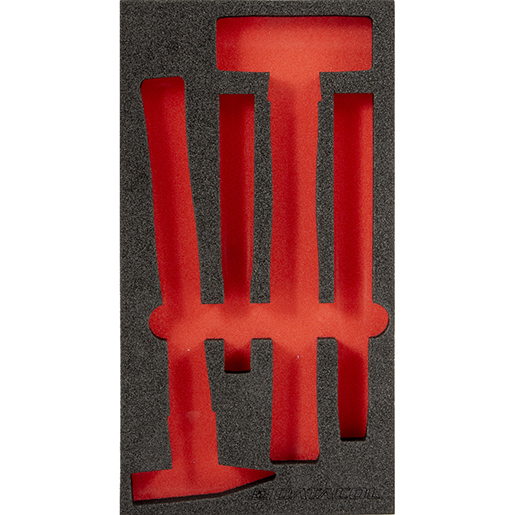 Détail de PLATEAU MOUSSE MARTEAUX ET CISEAUX 300