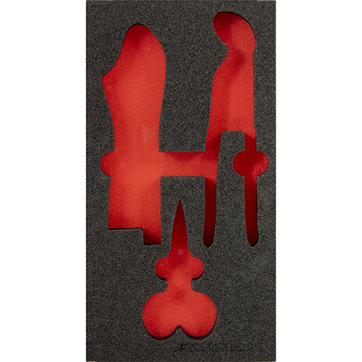 Détail de PLATEAU MOUSSE PINCES ET CISEAUX 300