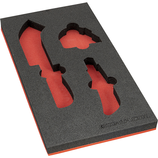Vassoio in spugna rigida per spazzole e cutter M305460 Vassoio in spugna rigida per spazzole e cutter M305460
