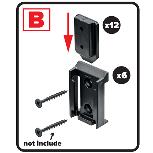 Dettaglio di Set 3 connettori personalizzati QBRICK SYSTEM SET3 305