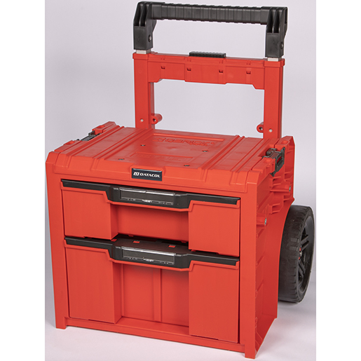 Wagen mit Rädern 2 Schubladen QBRICK PRO CART 2.0 RED ULTRA HD