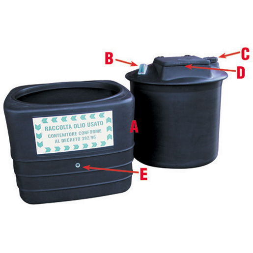 Dettaglio di Contenitore olio esausto 300