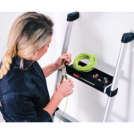 Detail von Multifunktionale Teleskopleiter aus Aluminium COMBI LINE 310