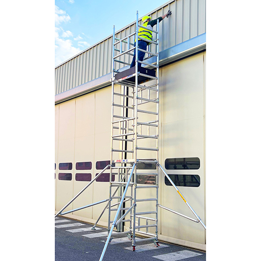 Detail von Professionelles Fahrgerüst aus Aluminium TOWERPLUS 315