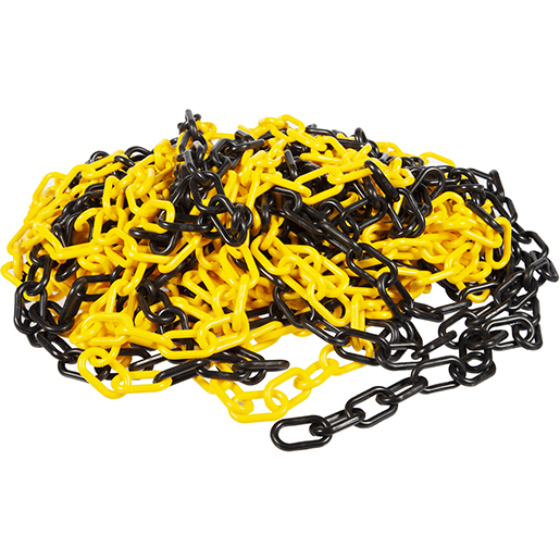 PLASTIKKETTE GELB/SCHWARZ