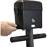 Dettaglio di Sollevatore idraulico doppia batteria a 2 sfilate portata 40 – 20 t 320