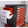 Détail de Chariot porte-outils 7 tiroirs en tôle d'acier 300