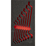 Détail de Plateau en mousse rigide pour clés polygonales M305460 300