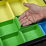 Verwendung von D-STORAGE Behälter für Kleinteile 500