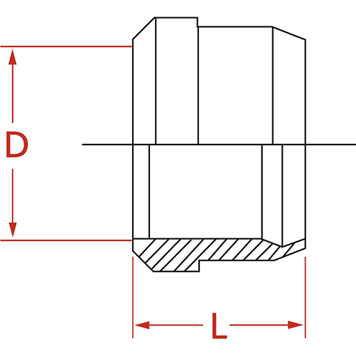 Technische Zeichnung von Spannringe 100
