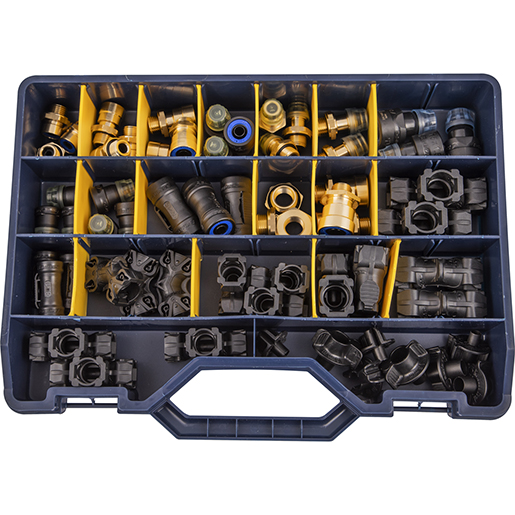 Sortiment Schnellkupplungen mit Werkzeugen RAUFOSS ABC SYSTEM