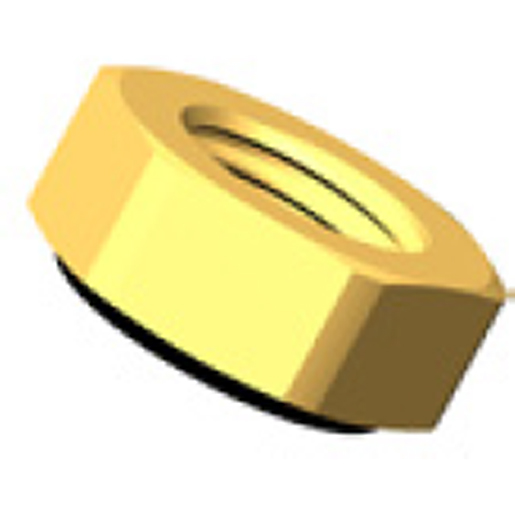 Kontermutter aus Messing