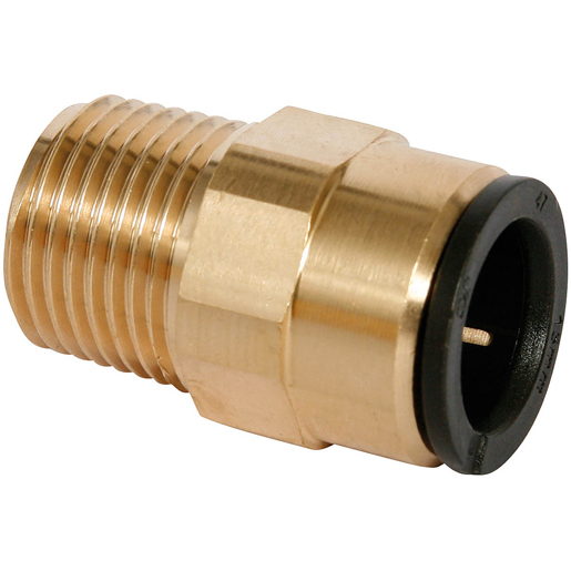 Gerader Messinganschluss