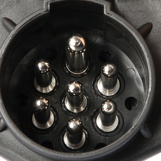 Detail von Stecker 7P/24V normal ISO 1185 / zusätzliche ISO 3731 Schraubkontakte 305