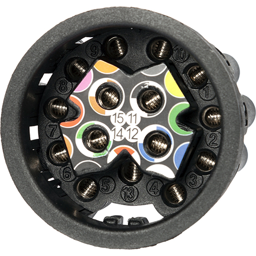 Dettaglio di Spine ISO 12098 7p - 15p contatti a vite 300