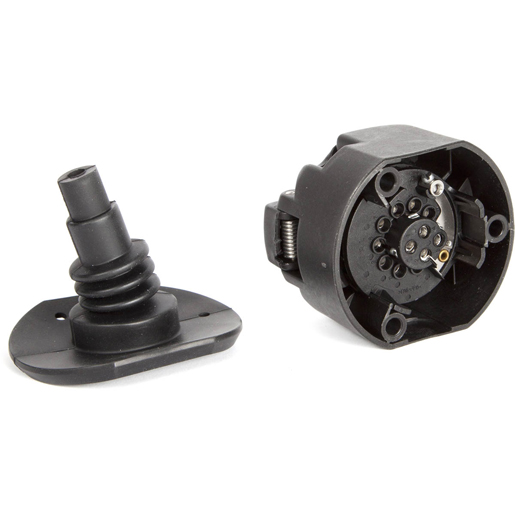Dettaglio di Presa 13 poli 12 V con contatti a vite con interruttore 300