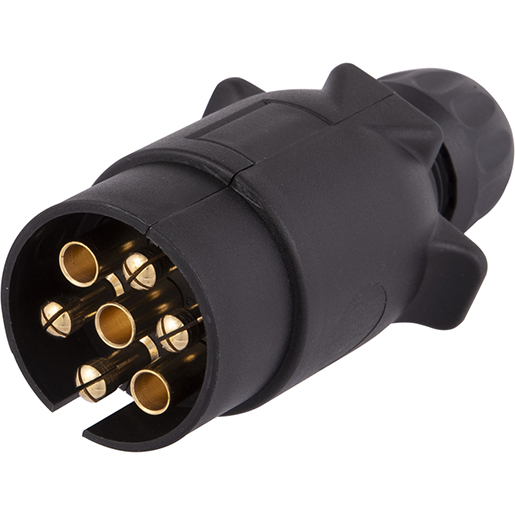 PRISE 7 POLES 12V THERMOPLASTIQUE