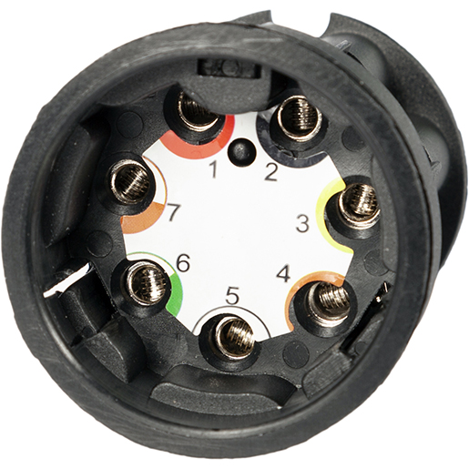 Détail de SOCLE EBS/ABS CONTACT VIS 7P 24V 305