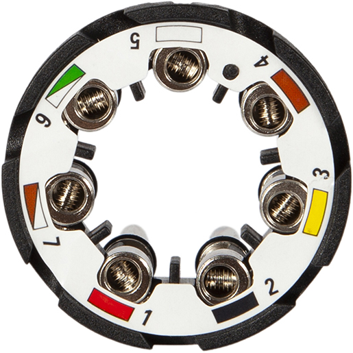 Détail de SOCLE 7 POLES 24V AVEC CONTACT A VIS 305