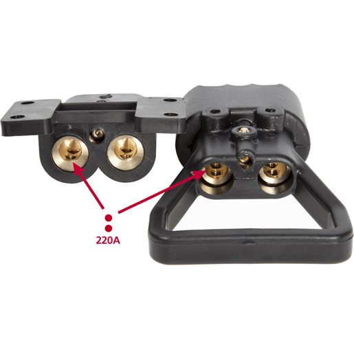 Détail de CONNECTEUR COMPLET 220A RENFORCE 300