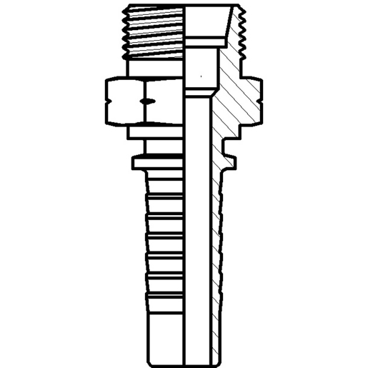 VERB-A.GEW.SV24°S-SERIE S.3/8 F22X1,5 Technische Zeichnung von VERB-A.GEW.SV24°S-SERIE S.3/8 F22X1,5 100
