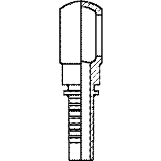 Technische Zeichnung von Ösenkupplung GAS 100