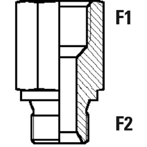 REDUZ.LANG GAS I/A 3/4-3/8 Technische Zeichnung von REDUZ.LANG GAS I/A 3/4-3/8 100
