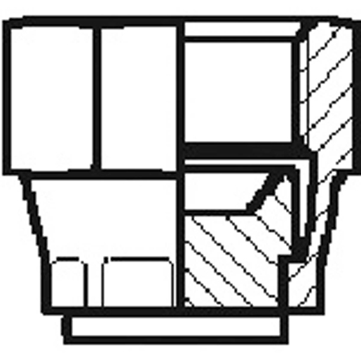 Dessin technique de Bouchon JIC femelle 100