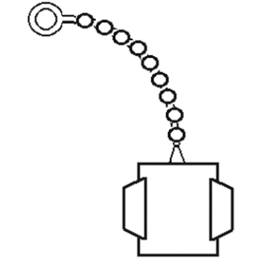 Dessin technique de Bouchons femelles pour raccords rapides à vis en aluminium 100