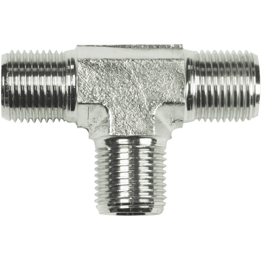 T-Adapter Gewinde Außen/Außen/Außen GAS gebörd. 60°