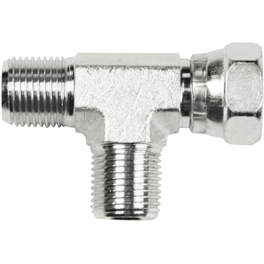 T-Gewinde-Adapter Außen/Außen/Innen GAS gebörd. 60°