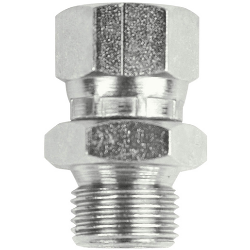 Adapter Gewinde JIC UNF 37° Inneng.JIC/Außeng. GAS gebörd. 60°