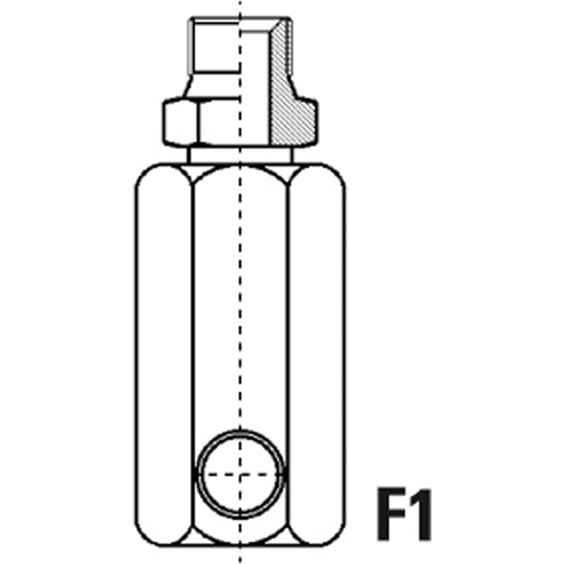 Dessin technique de Joint rotatif à 90° 100
