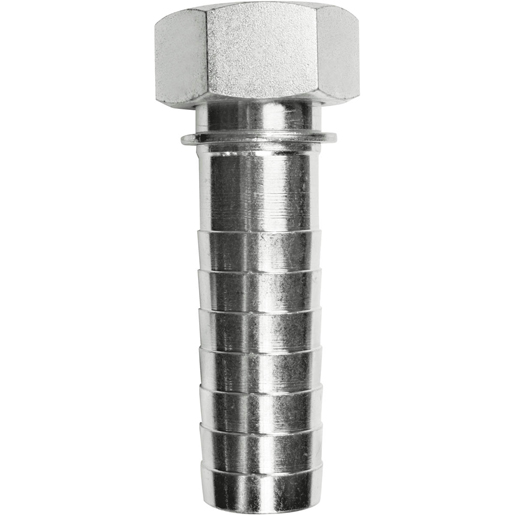 Turnexp mit Stahlsechskantmutter mit konischem Sitz und Sicherungsring