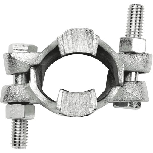 Schlauchklemme mit Spannbacken aus verzinktem Gusseisen