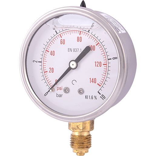 MANOMETRO.GLIC.D.63 RAD. 0/10 1/4