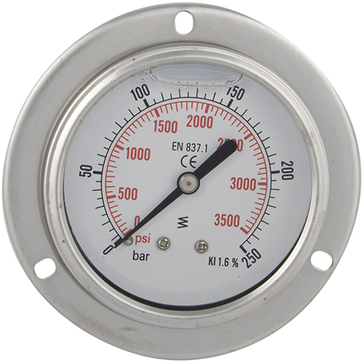 MANOMETER.D.63 FLANG.0/250 1/4 MANOMETER.D.63 FLANG.0/250 1/4