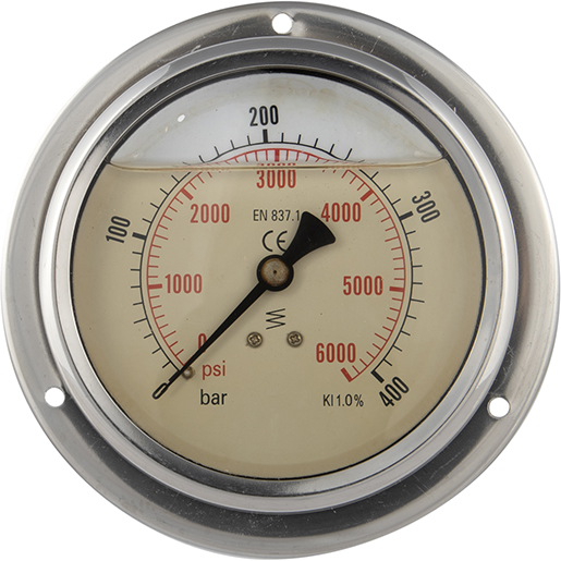 MANOMETER.D.100 FLANG. 0/400 1/2 MANOMETER.D.100 FLANG. 0/400 1/2