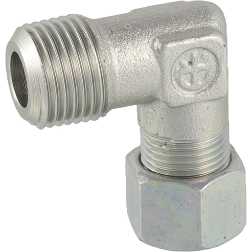 Kupplung mit Knieendstück Gewinde GAS konischj