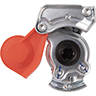 ISO Kupplungskopf mit Ventil und rotem Deckel WABCO Detail von ISO Kupplungskopf mit Ventil und rotem Deckel WABCO 300