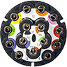 Détail de Prises ISO 12098 7P - 15P contacts à vis 305