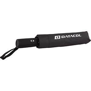 Paraguas plegable negro DATACOL