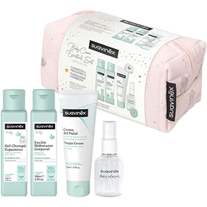 Neceser con cosméticos para bebés