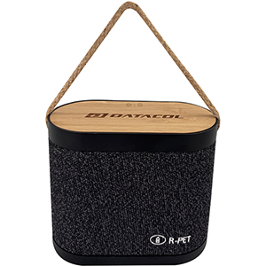 Altifalante de bambu com carregamento sem fios DATACOL