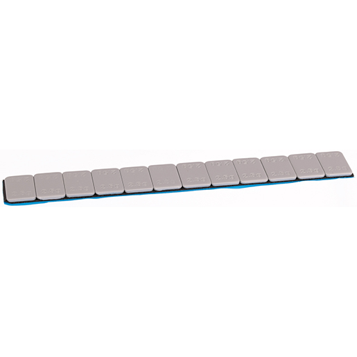 Contrappeso adesivo in ferro verniciato grigio per moto 12x2,5 g Contrappeso adesivo in ferro verniciato grigio per moto 12x2,5 g
